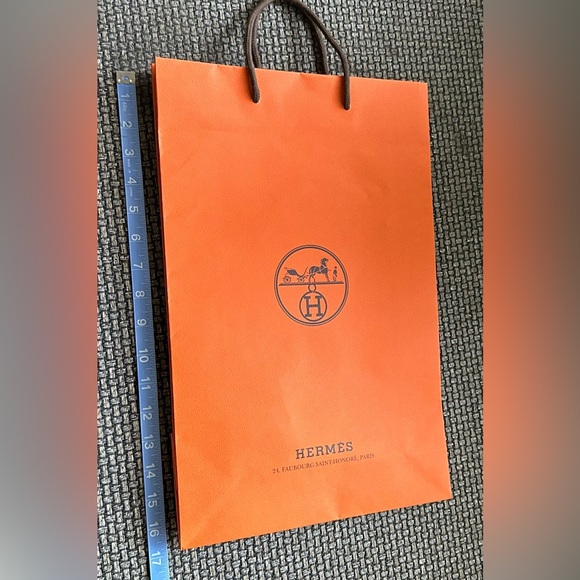 Nwt Hermes Shopping Bag 17 x 11 - Picture 4 of 4